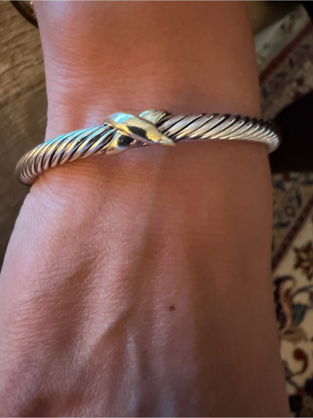 David Yurman cable flex X bracelet